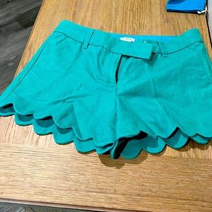 JCrew Scalloped Shorts